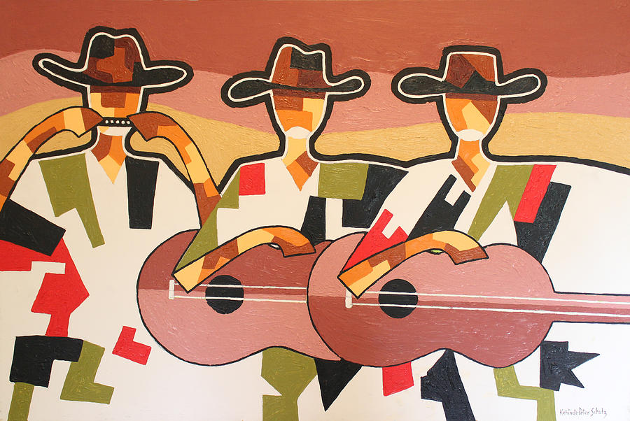 Music Harmony  Painting by Kehinde Peter Schulz