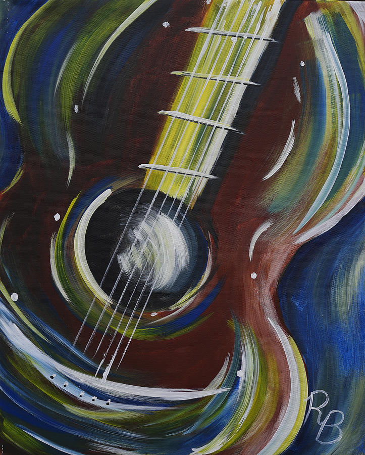 Music in Color Painting by Rebecca Brown - Fine Art America