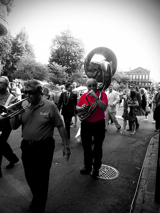 New Orleans Photograph - Music in the Streets by Richelle Munzon