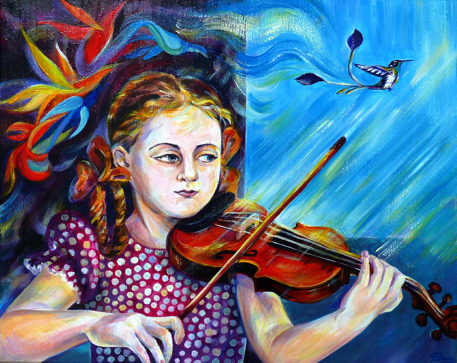 Music Lessons Painting by Anna  Duyunova