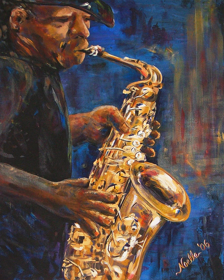 Music Maker Painting by Noelle Rollins - Fine Art America