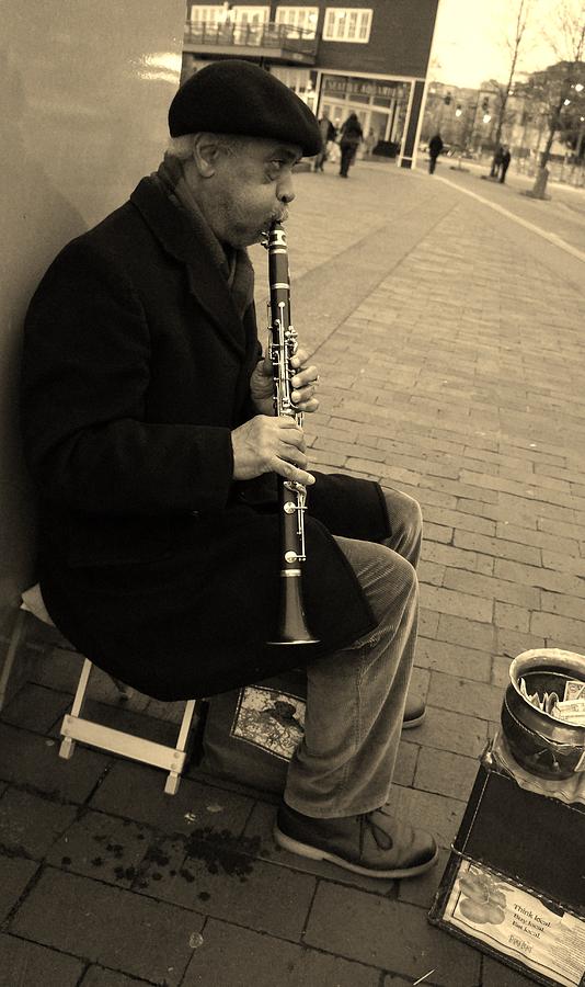 Music Photograph - Music Man by Andrea Osborn Music Photograph - Music Man by Andrea Osborn