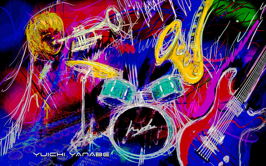 Music Medley Digital Art by Yuichi Tanabe