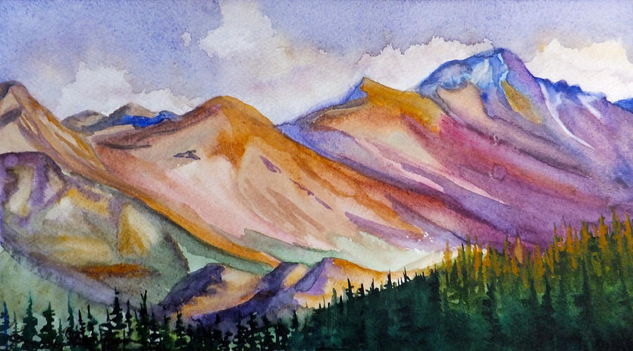 Music Mountain Painting by Mary Gorman