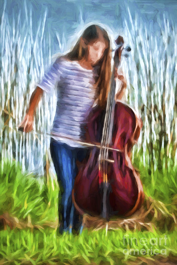 Music Painting - Music on the Lake by Eric Chegwin