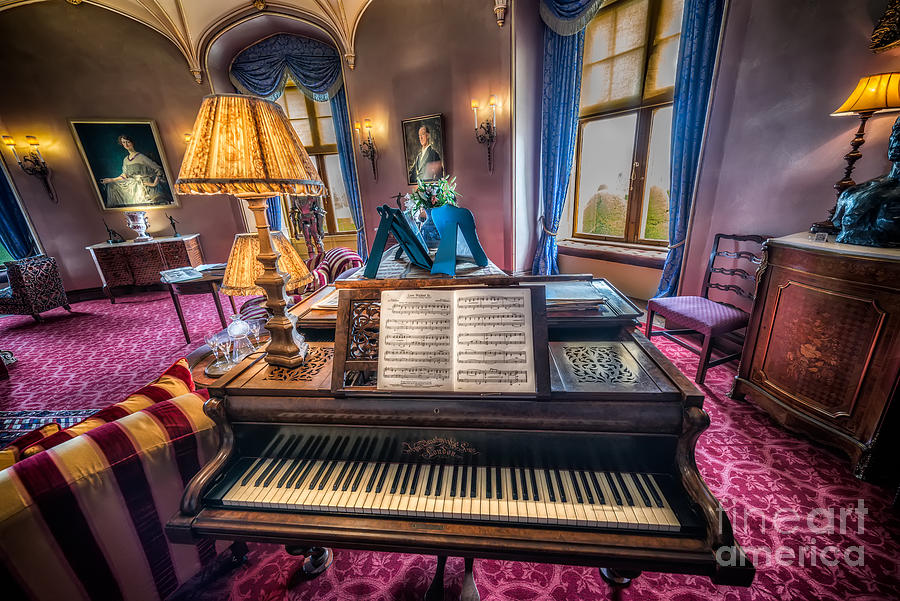 Mansion Music Room Photograph by Adrian Evans