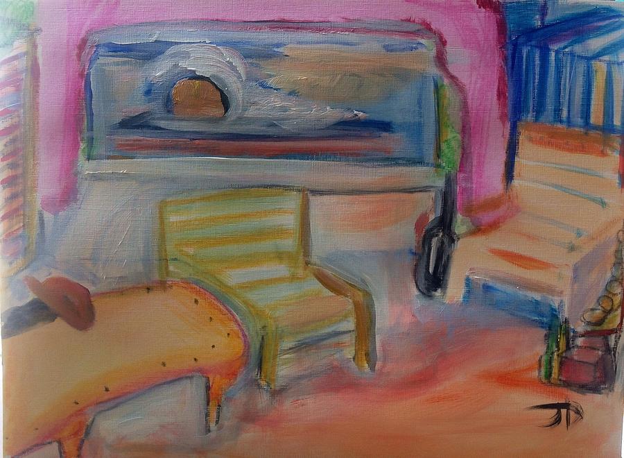 Music room at sunset Painting by Judith Desrosiers
