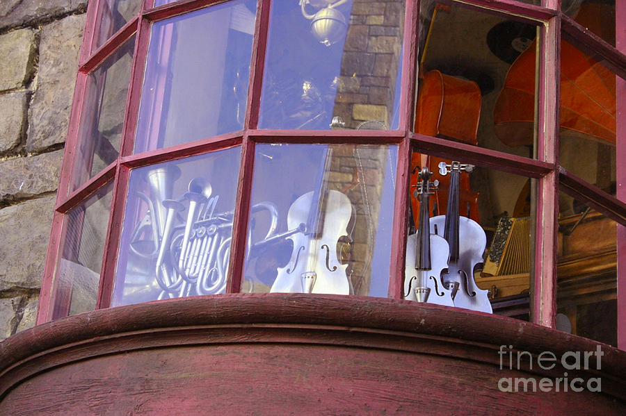 Music Store Window Photograph by Shelley Overton