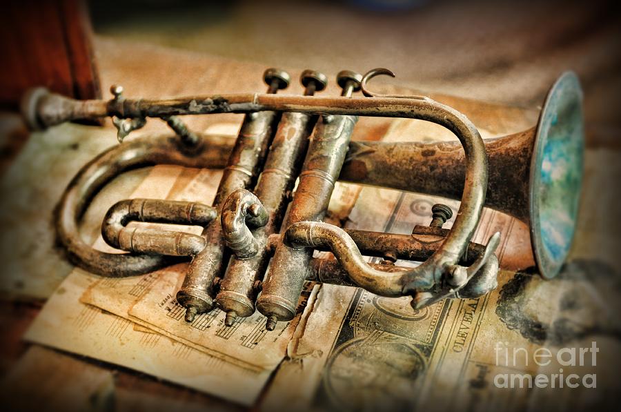 Music - The Trumpet Photograph by Paul Ward