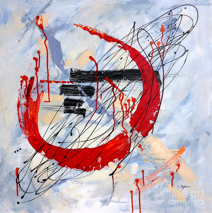 Musical Abstract 001 Painting by Cristina Stefan