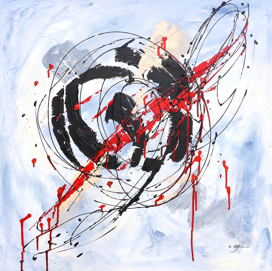 Musical Abstract 002 Painting by Cristina Stefan