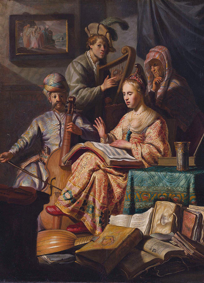 Musical Allegory Painting by Celestial Images