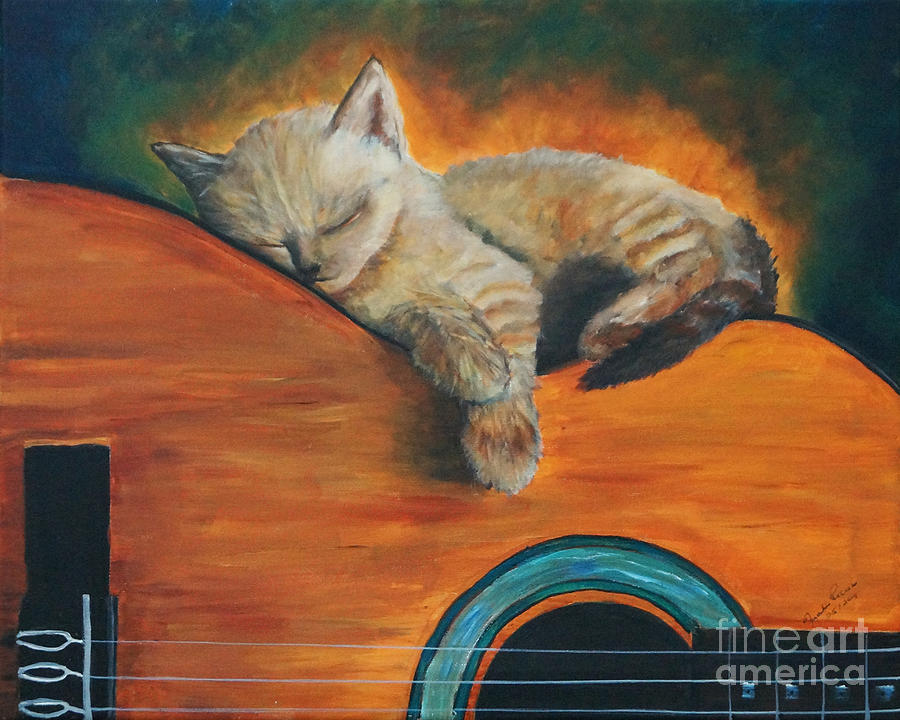 Music Painting - Musical Interlude by Frankie Picasso