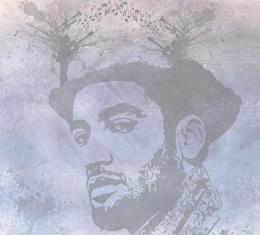 Music Digital Art - Musical Mind Of Ben Harper by Dan Sproul Music Digital Art - Musical Mind Of Ben Harper by Dan Sproul