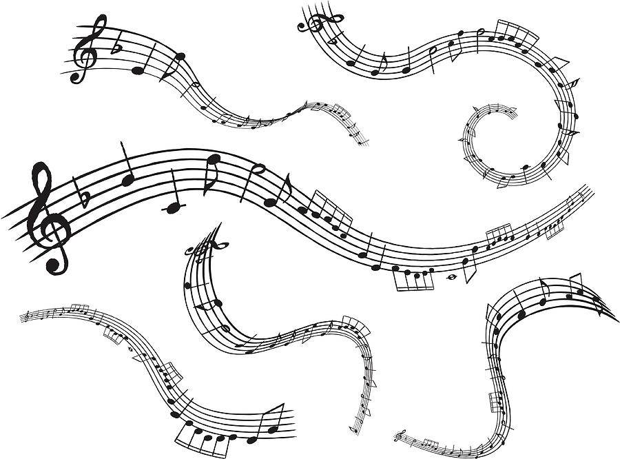 Musical Note Drawing by Yclam