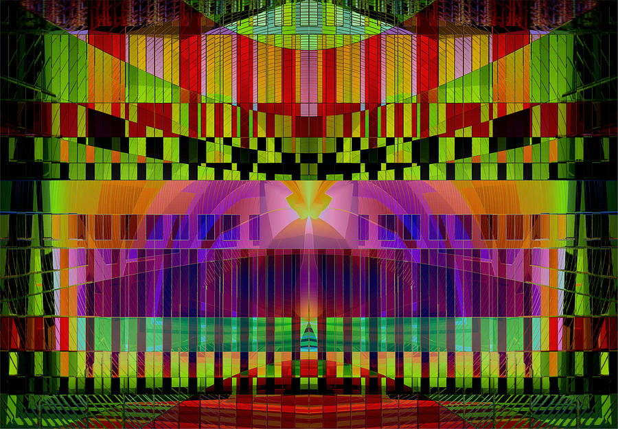 Musical Stage - Vibrations Digital Art by Gillian Owen