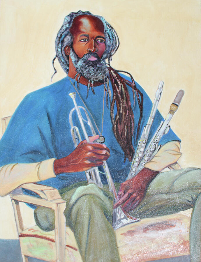 Musician Painter Athlete and Old Soul Painting by Asha Carolyn Young