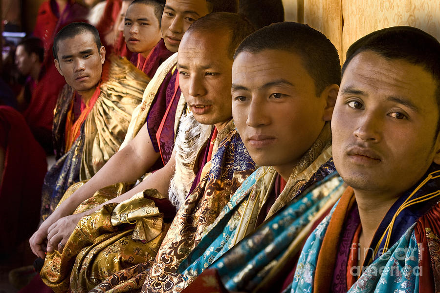 Musicians from Bhutan Digital Art by Angelika Drake
