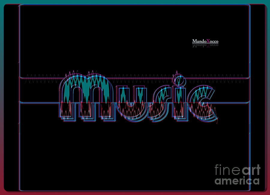 Musicwave Mixed Media by Mando Xocco
