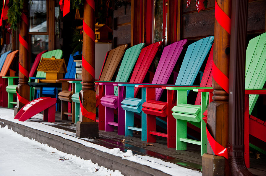 Muskoka Chairs Photograph by Patrick Boening