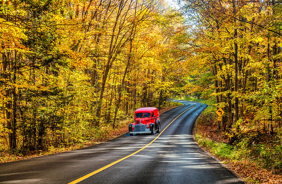 Fall Photograph - Muskoka Dream Drive by Steve Harrington