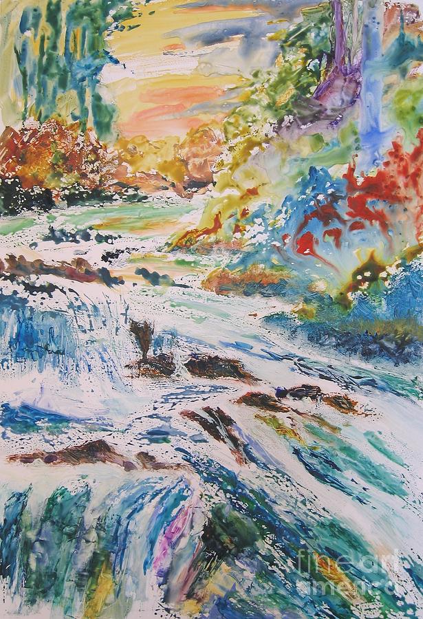 Muskoka Stream Painting by John Nussbaum