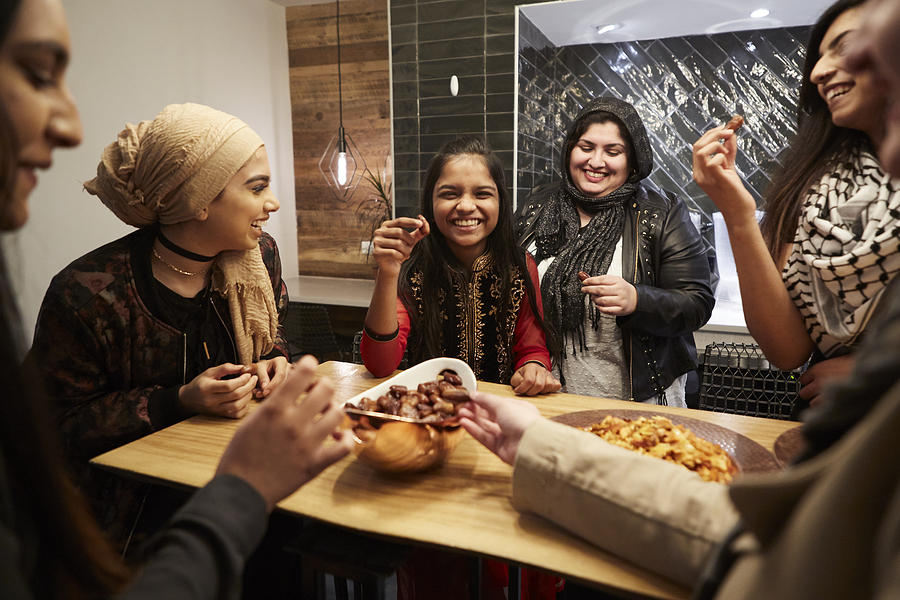 #MuslimGirls Iftar for Ramadan - Snacking Together Photograph by Muslim Girl