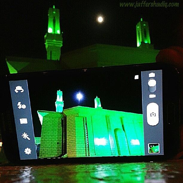 Ae Photograph - Mussafah #masjid In Galaxy #note2 by Jaffer Shadiq