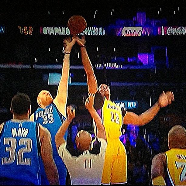 Instagram Photograph - Must Win Game!!.. Let Go #lakers by Jim Neeley