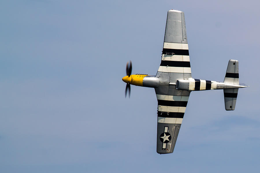 Mustang Flyby D-Day Photograph by Scott Lyons