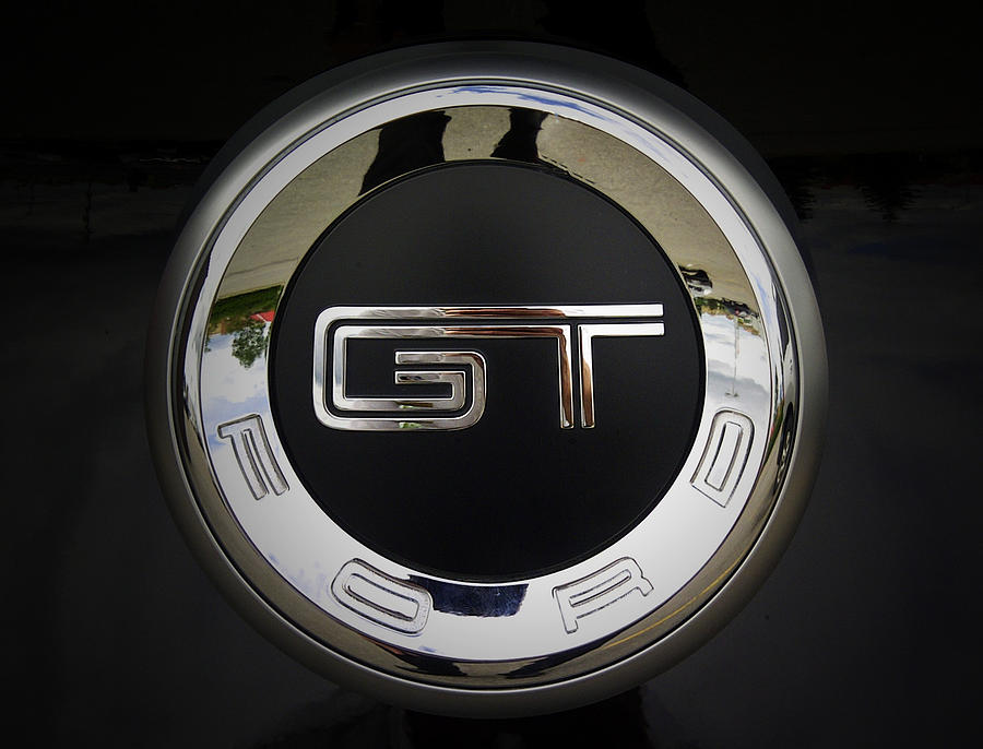 Mustang GT badge Photograph by John Stuart Webbstock