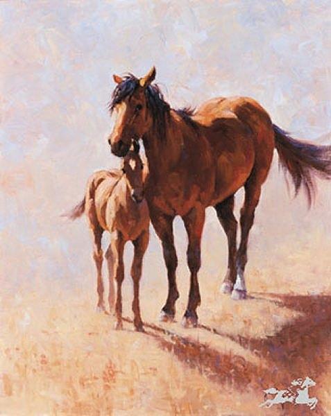 Mustang Mama Digital Art by Jim Rey