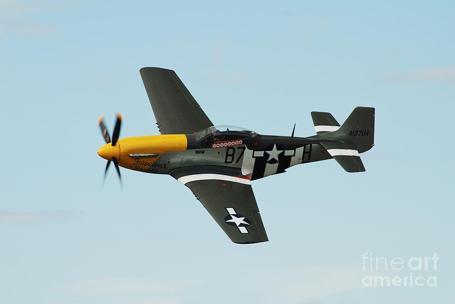 Mustang P-51D fighter Photograph by David Fowler
