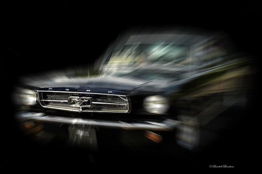 Car Photograph - MUSTANG zoom zoom by Randall Branham