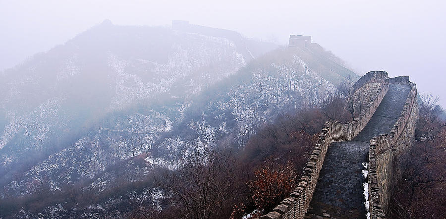 Mutianyu Great Wall Photograph by Huayang