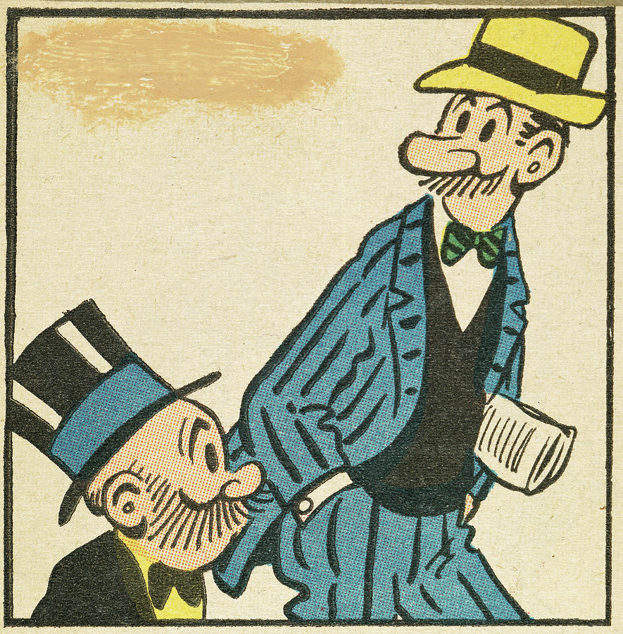 Mutt And Jeff, 1907 Painting by Granger