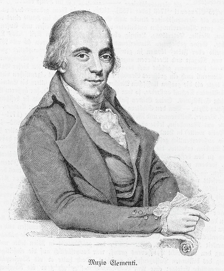 Muzio Clementi (1752-1832) Italian Drawing by Mary Evans Picture ...