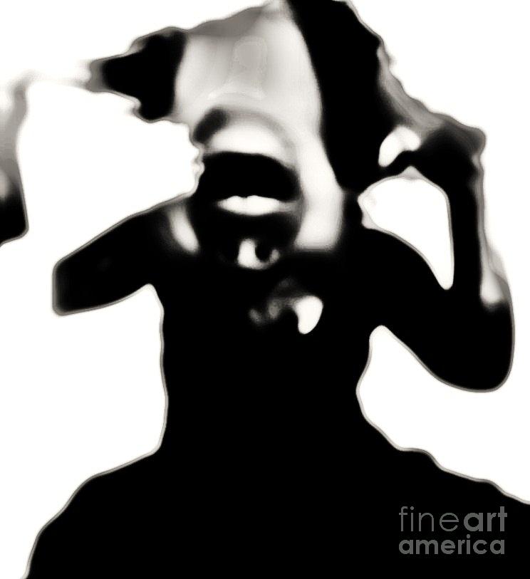 Black Photograph - My Agony by Jessica S