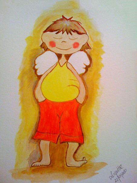 My Angel Painting by Ellie Art My Angel Painting by Ellie Art