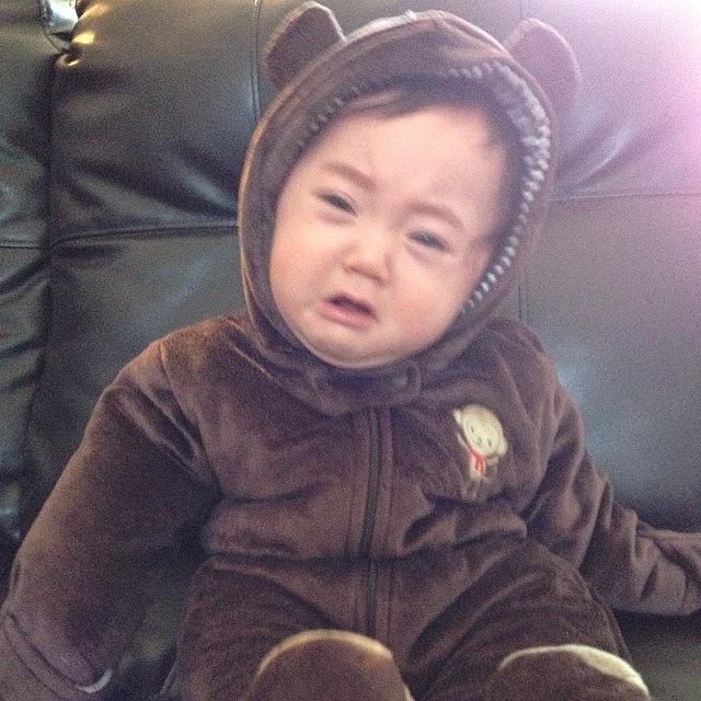 Baby Photograph - My Baby. #son #cry #cold #baby by Timmy Tran