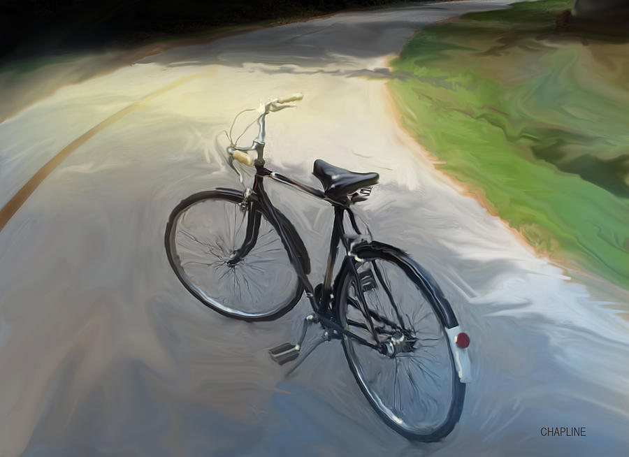 My Bike Digital Art by Curtis Chapline