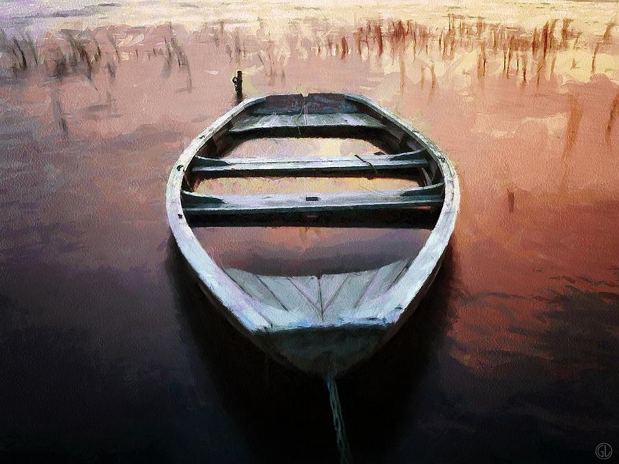 My boat is sinking Digital Art by Gun Legler