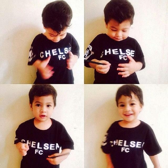 Instafood Photograph - My Boy #chelsea #cfc #ktbffh #baby by Inas Shakira