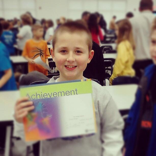 My Boy Received An Award Today For Photograph by Chris Morgan