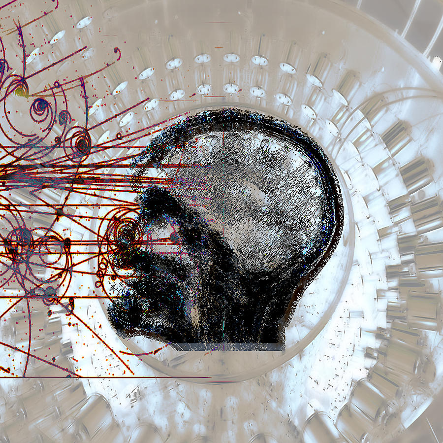 My Brain and the Neutrinos Digital Art by Richard Ortolano