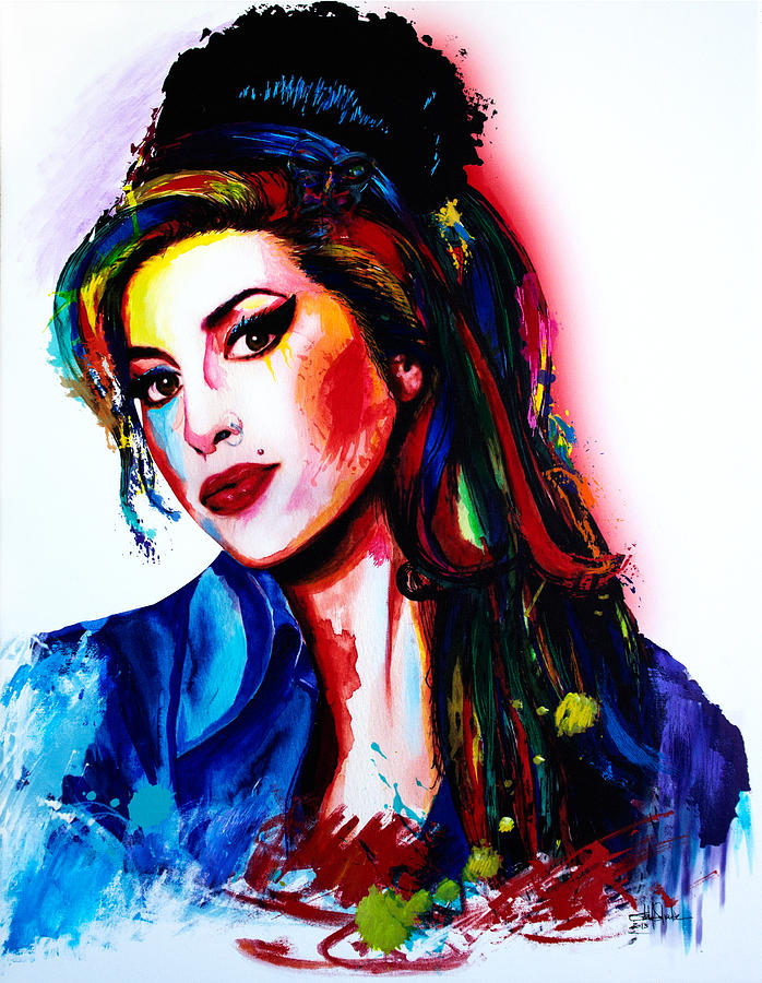My colors for Amy Painting by Isabel Salvador