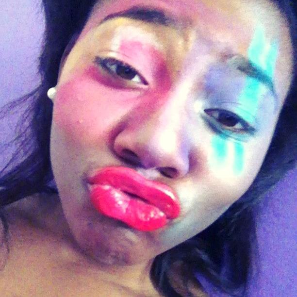 My Cousin Did My Makeup Im Not Gone Photograph by LaJada Hinton