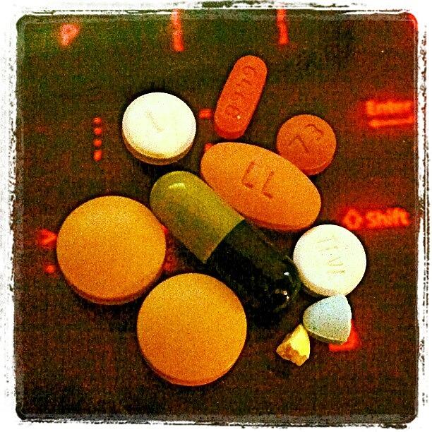 Nightlife Photograph - My Crazy #nightlife #spoonie #pills by Anne Simon