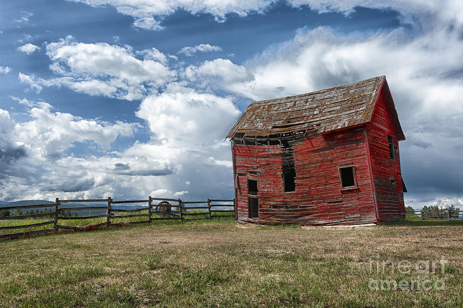 Barn Photograph - My Days Are Numbered by Sandra Bronstein