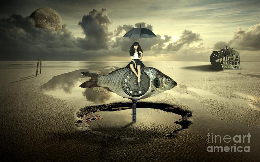 Fish Digital Art - My dear Fish by Franziskus Pfleghart